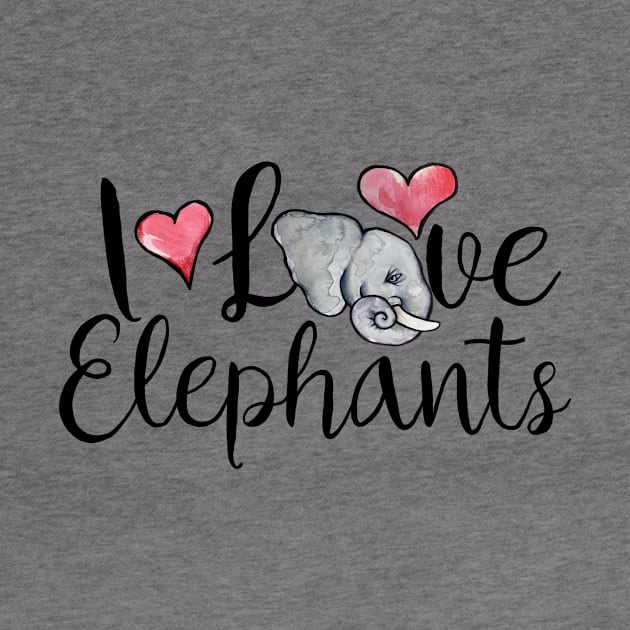 I love Elephants by bubbsnugg